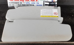 SŁONECZNIK OSŁONA PRZECIWSŁONECZNA PRAWA LEWA VW POLO V 6R 