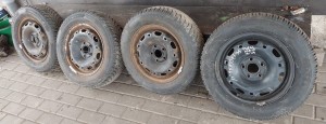 KOŁA FELGI STALOWE 14" 5x100 ET 35 OPONY ZIMOWE 165/70 R14