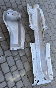 OSŁONY TERMICZNE WYDECHU 1J0803310E 607825671 SKODA ROOMSTER LIFT 1.2 TSI