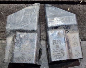 ŚLIZG ZDERZAKA PRZÓD KOMPLET 13286037 13286038 OPEL CORSA D