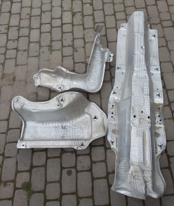 OSŁONY TERMICZNE KOMPLET 2Q0825671C 2Q0825711A 2Q0825735 SKODA SCALA