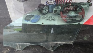 SZYBA DRZWI LEWA PRZÓD SKODA SCALA