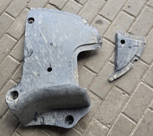 OSŁONY PODWOZIA TYŁ 657825205 657825206 SKODA SCALA