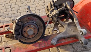 Zwrotnica tył KOMPLETNA Prawa / lewa Audi A4 B8 kombi 2.0 tdi 