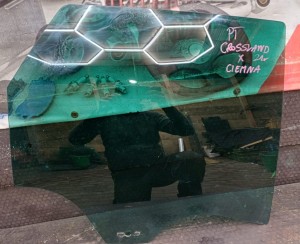 Szyba lewa tył ciemna Opel Crossland X