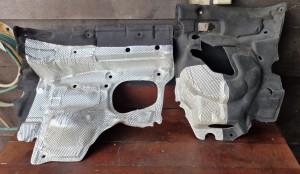 Wygłuszenie ściany grodziowej komplet 5C7863353  VW Jetta 5C6 1.4 tsi DSG 