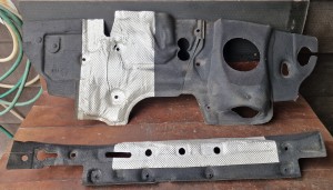 Wygłuszenie ściany grodziowej komplet 3G0863993A 5Q1863353F VW PASSAT B8 kombi 