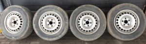 KOŁA KOMPLETNE OPONY FELGI STALOWE 205/15 R16 ET 51 VW T5 DOKA 